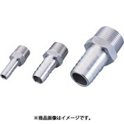 AS 六角ホースニップル 1/4PT-10.5 1-9542-03