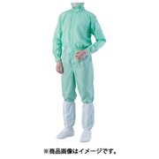 AS 緑M 異物混入対策ツナギ服 AS1401 4-2327-02