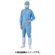 AS AS1403青S フード一体ツナギ服 4-2371-01