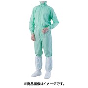 AS 緑M 異物混入対策ツナギ服 AS1401 4-2381-02