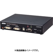 DVI-IデュアルディスプレイIP-KVMトランスミッター(インターネットアクセス、デュアル電源/LAN対応) KE6940AIT