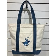 BM3006 デニム [スタンダード キャンバストートバッグ ブランド ロゴ ポニー 刺繍 BHPC]