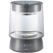 ガラス スチーム加湿器 GLASS（グラス） グレー QS549-GY