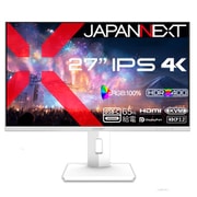 4K液晶モニター/27型/4K（3840×2160）/IPS（ADS）パネル/非光沢/HDR400相当/60Hz/14ms/HDMI×1 DP×1 USB-C×1/スピーカー内蔵 JN-IPS27U2-HSPC6-W