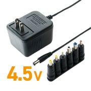 ACアダプター 6種プラグ付き 4.5V ADA-T45/E