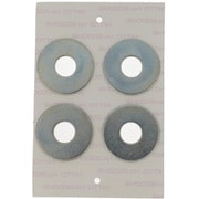 強粘着付き貼るワッシャー（鉄/ユニクロめっき）10.5×30×1.6mm 4枚入り 901-3998