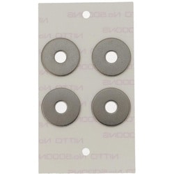 強粘着付き貼るワッシャー（ステンレス）4.5×16×0.8mm 4枚入り 901-4000