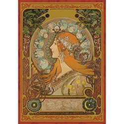 108-090 Fine Art Collection ミュシャ / 黄道十二宮 [ジグソーパズル 108ピース]