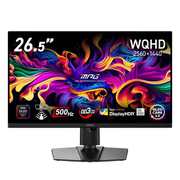 ゲーミングモニター/26.5型/WQHD（2560×1440）/QD-OLED/非光沢/HDR True Black 500/500Hz/0.03ms（GTG）/HDMI×2 DP×1 USB-C×1 MPG 271QR QD-OLED X50