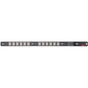 明工 20A安全ブレーカ付 20A 200Vコンセントバー(C13×12) ME8669