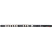 明工 20A安全ブレーカ付 20A 200Vコンセントバー(C13×9,C19×1) ME8769