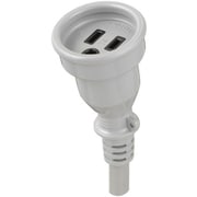 明工 15A 接地防水ラインコネクターボデー(VCT約0.5m付) ME9221T05