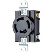 明工 機器用接地3P 20A引掛埋込コンセント P:83.5 楕円 MH2876T01