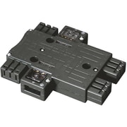 明工 ハーネス用ジョイントボックス4分岐(送り付)結線完了表示付(黒) MJ2496B