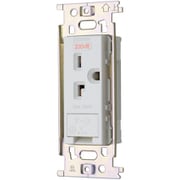 明工 MLアースターミナル付15A/20A 250V 接地コンセント ML1256W