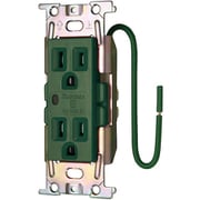 明工 ML医用接地埋込ダブルコンセント（C形）通電表示ランプ付（緑） ML1272T3M