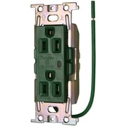 明工 ML医用接地埋込ダブルコンセント（C形）Sタイプ 通電表示ランプ付（緑） ML1272T4M