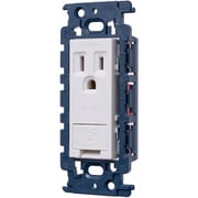 明工 MLアースターミナル付接地コンセント(カバー付)(カセット) ML1288W-C