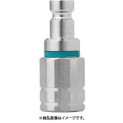 ノン・ドリップニップル(プラグ)呼径4mm ステンレス製 バルブ付 NPT1/4"メネジ FPM 10-277-6410