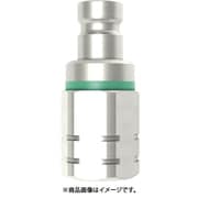 ノン・ドリップニップル(プラグ)呼径6mm 真鍮製 バルブ付 G3/8"メネジ EPDM 10-467-6220
