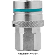 ノン・ドリップカップリング(ソケット)呼径6mm ステンレス製 バルブなし G3/8"メネジ FPM 10-477-0210