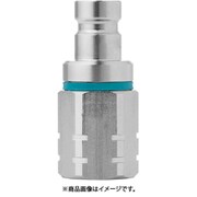 ノン・ドリップニップル(プラグ)呼径6mm ステンレス製 バルブなし G3/8"メネジ FPM 10-477-5210