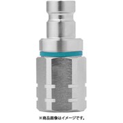 ノン・ドリップニップル(プラグ)呼径6mm ステンレス製 バルブ付 G3/8"メネジ EPDM 10-477-6220