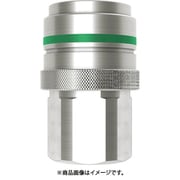 ノン・ドリップカップリング(ソケット)呼径9mm 真鍮製 バルブなし G1/2"メネジ NBR 10-567-0200