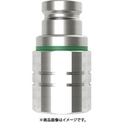 ノン・ドリップニップル(プラグ)呼径14mm 真鍮製 バルブ付 G3/4"メネジ NBR 10-667-6200