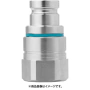 ノン・ドリップニップル(プラグ)呼径14mm ステンレス製 バルブ付 G3/4"メネジ FPM 10-677-6210