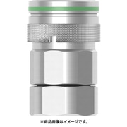 ノン・ドリップカップリング(ソケット)呼径19mm ステンレス製 バルブなし G1"メネジ FPM 10-777-0210