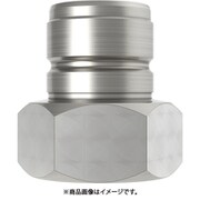フル・フローニップル(プラグ)呼径38mm 真鍮製 バルブなし G1 1/4"メネジ 10-851-5205