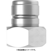 フル・フローニップル(プラグ)呼径38mm ステンレス製 バルブなし G1 1/4"メネジ 10-852-5205