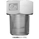 ステンレス・低圧 プラグ 3/8 NPT 19-950-2226