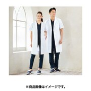 レディス診察衣シングル半袖 ホワイト LL 2532PO-1-LL