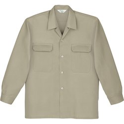 長袖シャツ カーキ 5L 7650-013-5L