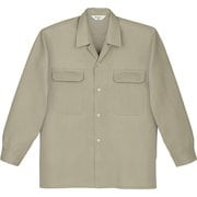 長袖シャツ カーキ 5L 7650-013-5L