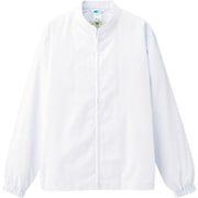 白衣 男女共用 長袖ブルゾン MHS25 上 ホワイト 5L MHS25-UE-5L