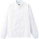 白衣 男女共用 長袖ブルゾン MHS25 上 ホワイト SS MHS25-UE-SS