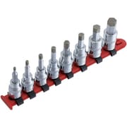 3/8"DR.ダイヤモンドチップヘックスビットソケットセット P-DTBS8S