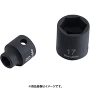 3/8"DR.インパクトショートソケット 18mm PSIM-3818