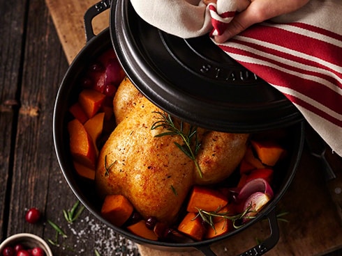 【未使用】STAUB ストウブ　ココット　ラウンド24cm　チェリー ヨドバシ.com - ストウブ STAUB ピコ・ココット ラウンド 24cm