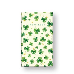 パスワードノート A6スリム 32枚 クローバー LBN-SA607PW-CL