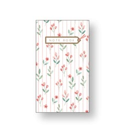 パスワードノート A6スリム 32枚 フラワー LBN-SA607PW-FL