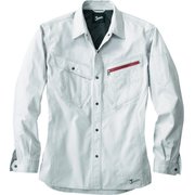 Jawin ナガソデシャツ 4Lサイズ シルバー 51904-036-4L