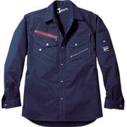 Jawin ナガソデシャツ 5Lサイズ ネービー 52104-011-5L