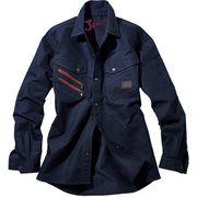 Jawin シャツ ネービー LL 52304-011-LL