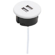 SUGATSUNE (220045479)/埋込充電用USBコンセント USB-TWIN-15W-WT