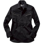 Jawin シャツ シャイニーブラック LL 52504-145-LL