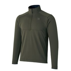 ドラウトクロージップネック メンズ カットソー ディープフォレスト Sサイズ FMM0532